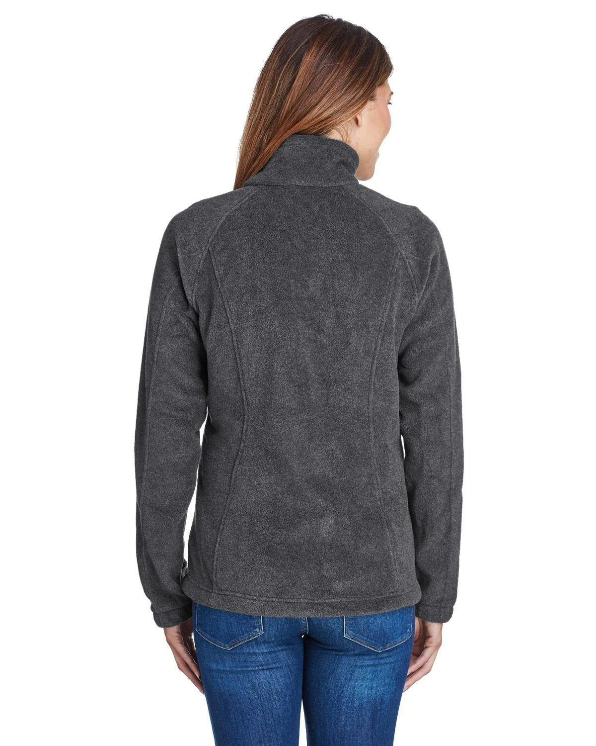 Columbia Ladies Benton Springs Full Zip Fleece 6439 Charcoal Hthr