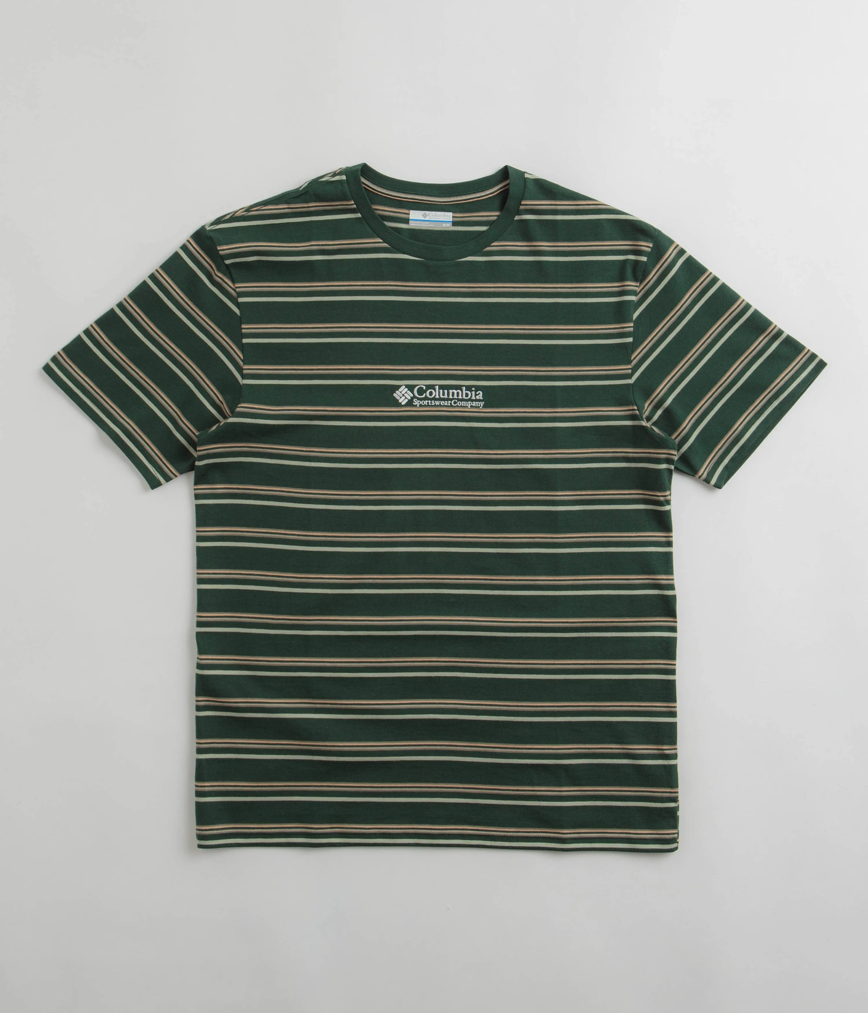 Columbia Somer Slope Striped T-Shirt - Spruce