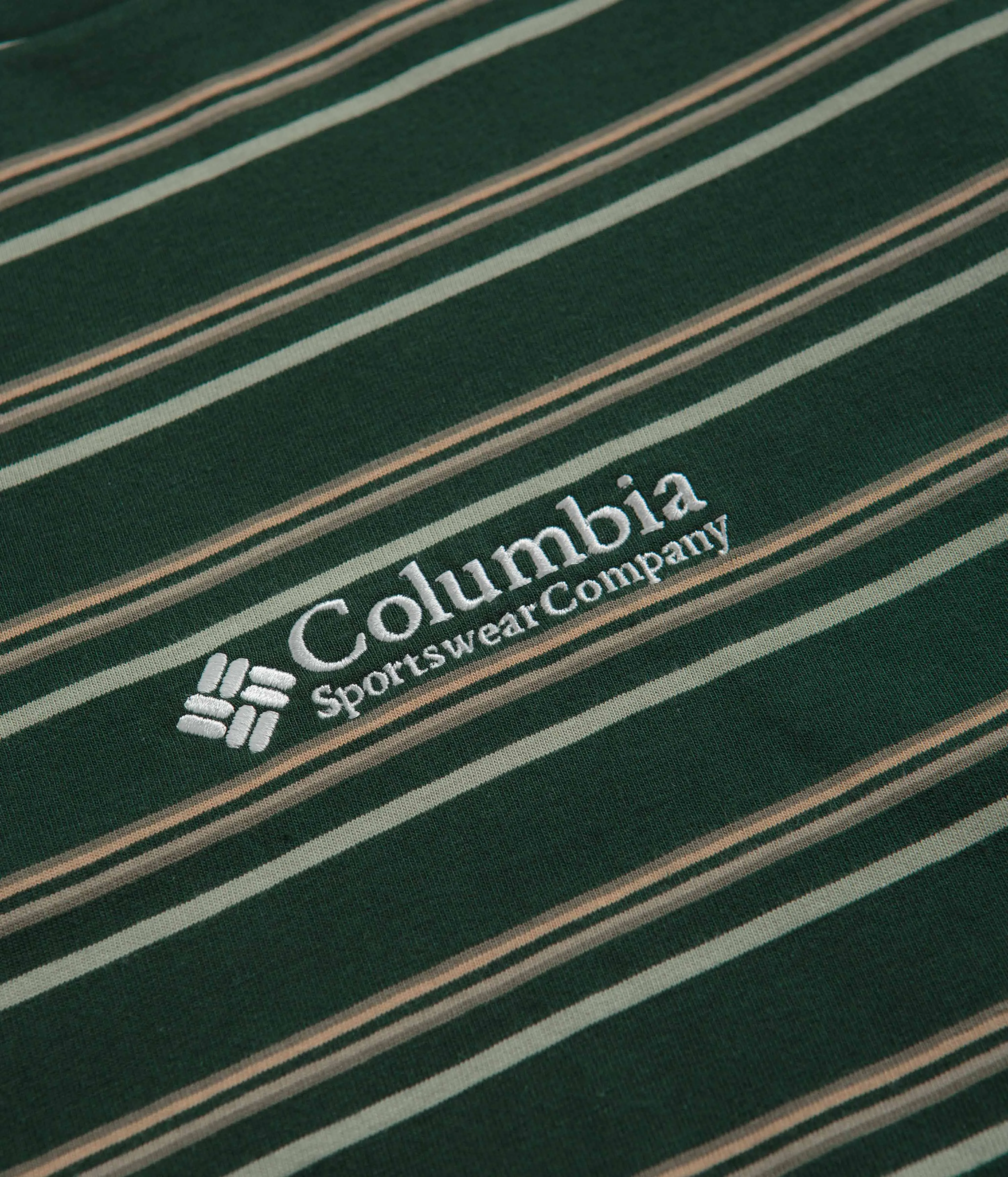 Columbia Somer Slope Striped T-Shirt - Spruce