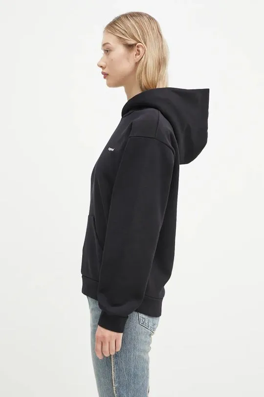 Coperni sweatshirt Logo Hoodie women's black color hooded with a print COPJS15523