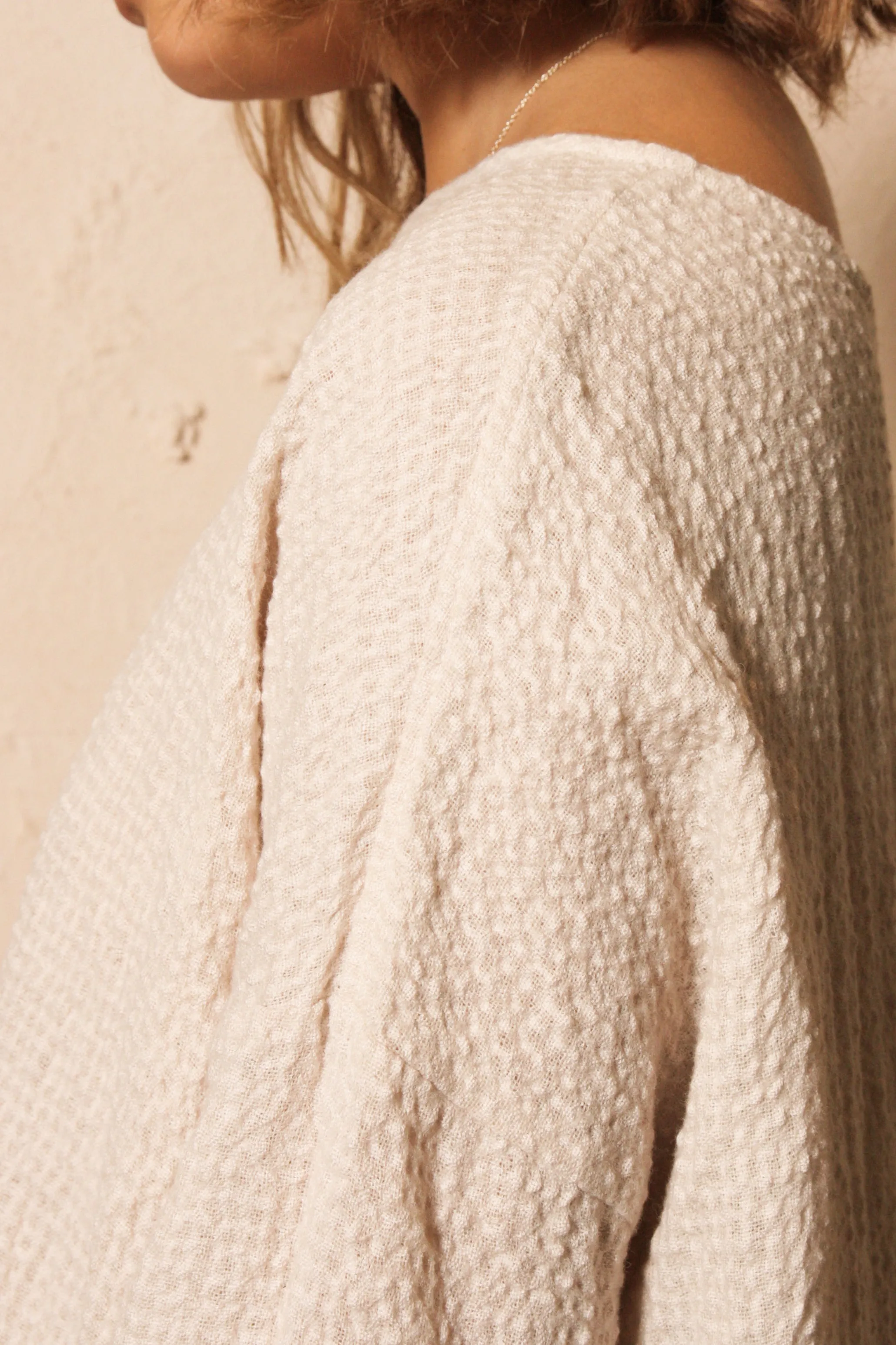 Cotton Wool Pullover Natural