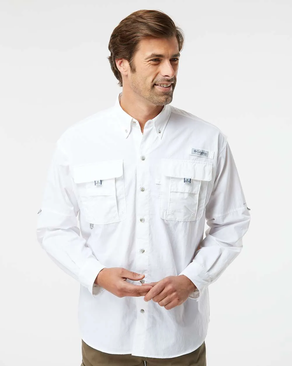 Custom Embroidery - Columbia - PFG Bahama II Long Sleeve Shirt - 101162