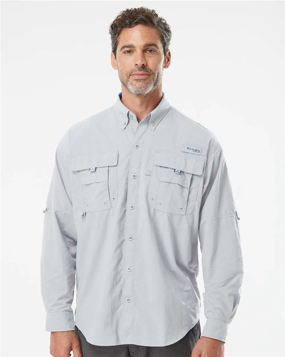 Custom Embroidery - Columbia - PFG Bahama II Long Sleeve Shirt - 101162