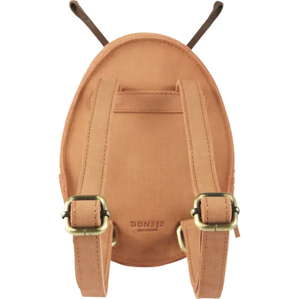 Donsje Amsterdam Mur Lady Bird Nubuck Backpack, Walnut