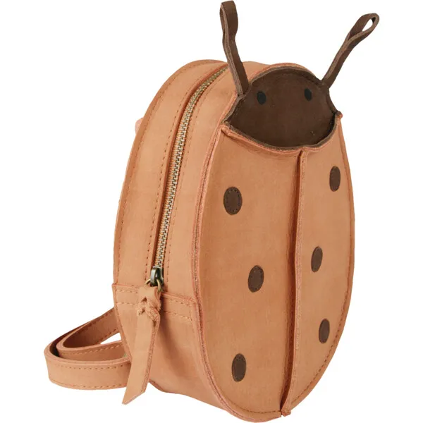 Donsje Amsterdam Mur Lady Bird Nubuck Backpack, Walnut