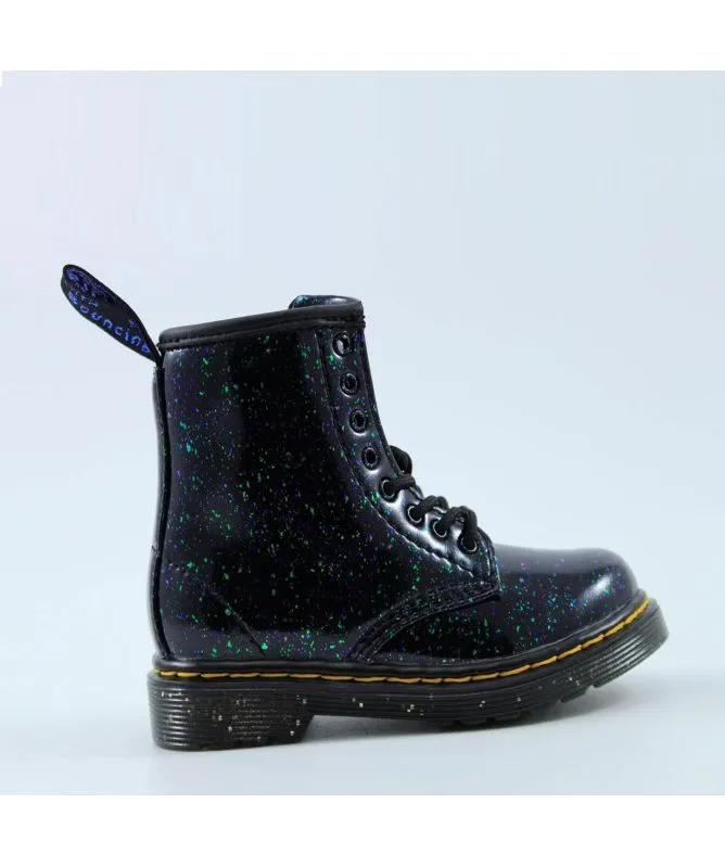 Dr. Martens Toddler 1460 Cosmic Glitter Ankle Boot | Green Glitter