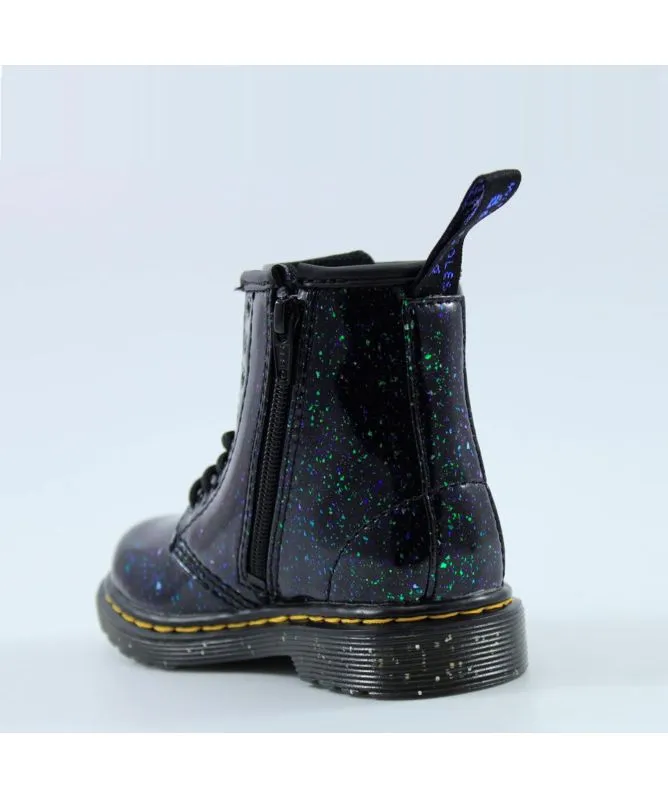 Dr. Martens Toddler 1460 Cosmic Glitter Ankle Boot | Green Glitter