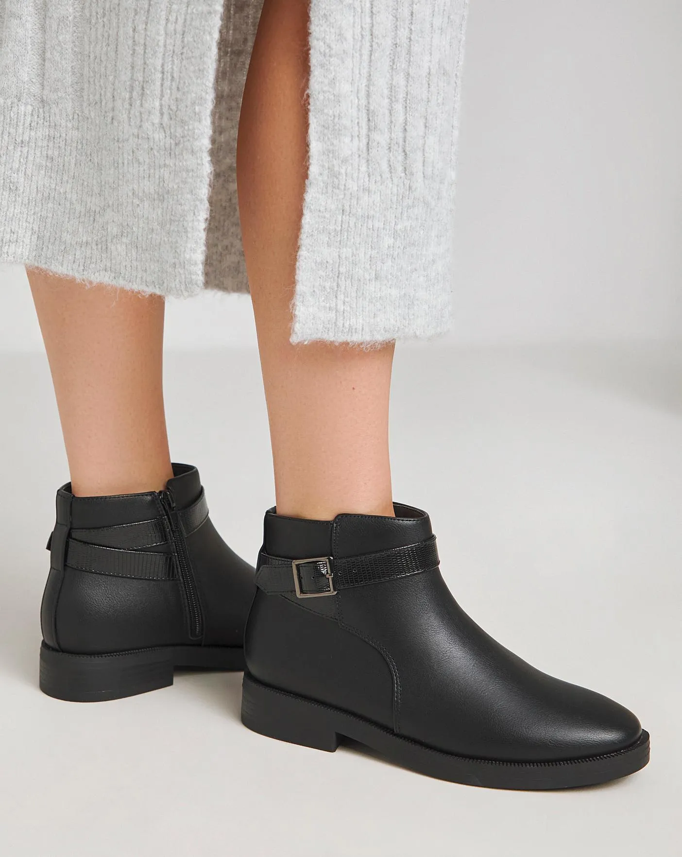 Drew Ankle Buckle Boot Extra Wide EEE Fit