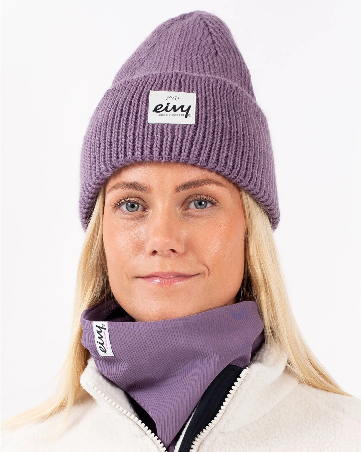 Eivy Easter Rib Wool Women's Beanie - Deep Purple | Shop Headwear at Trojan Wake Ski Snow & Snow Skiers Warehouse