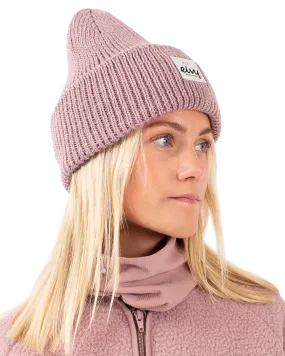 Eivy Easter Rib Wool Women's Beanie - Faded Woodrose | Shop Headwear at Trojan Wake Ski Snow & Snow Skiers Warehouse