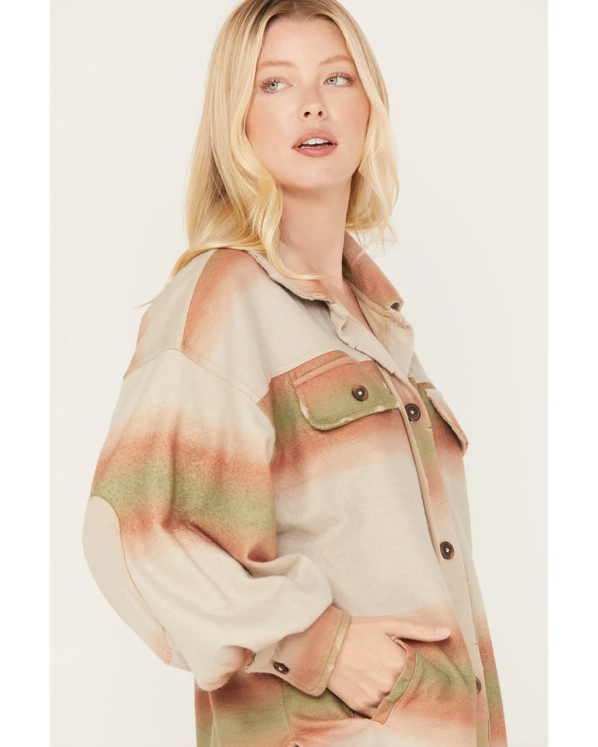 Free People Women's Ombre Serape Print Ruby Jacket