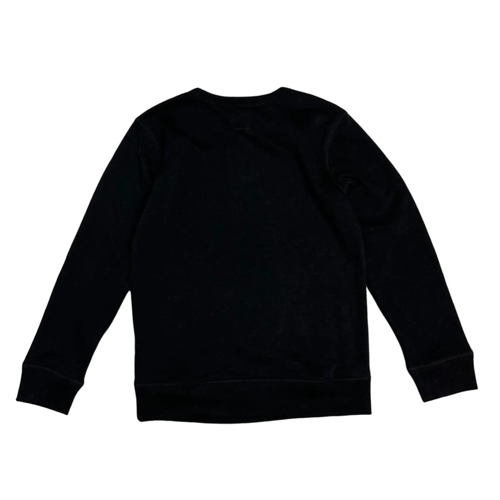 Gap NWT Boy Black Fleece Logo Crew Neck Long Sleeve Pullover Sweatshirt Size XXL