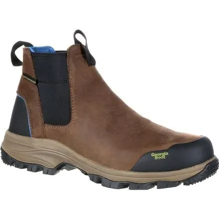 Georgia Boot Blue Collar Chelsea Waterproof Work Romeo Boot