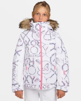 Girls 8-16 Roxy Pie Snow Jacket - Bright White Lluvia