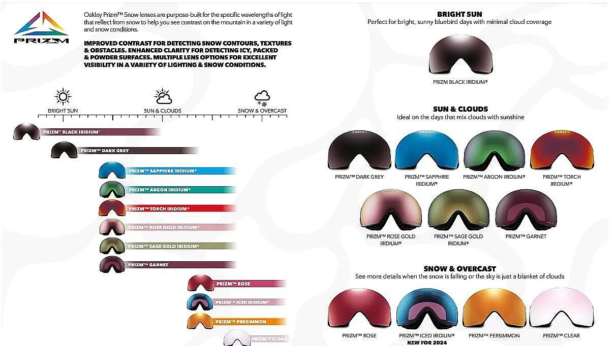 goggles Oakley Fall Line L - Matte Black/Prizm Snow Iced Iridium