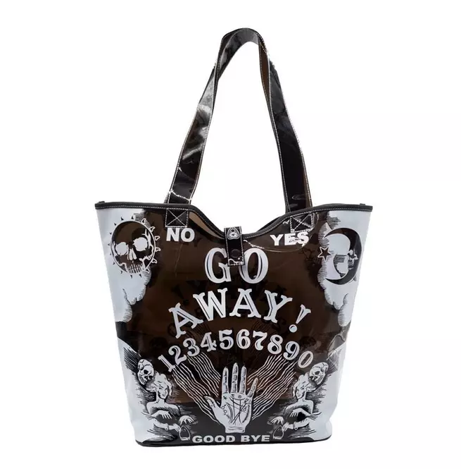 Gothic Ouija Pvc Beach Tote - Stand out in Style