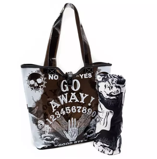 Gothic Ouija Pvc Beach Tote - Stand out in Style