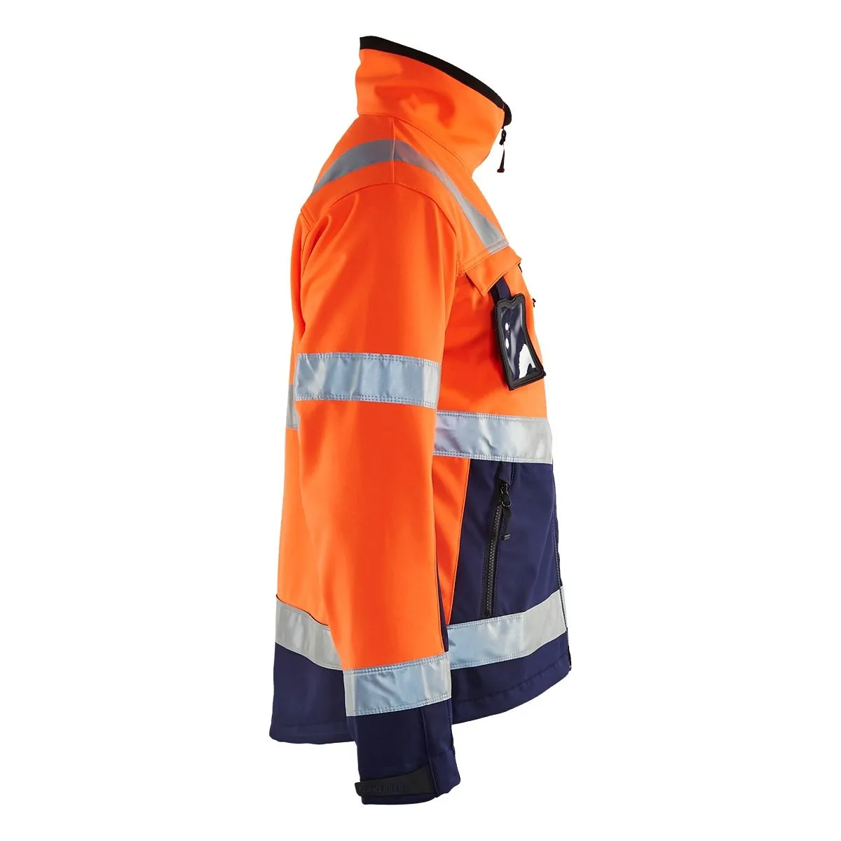 High Vis Softshell Jacket 4900 High Vis Geel/Marine - Blåkläder