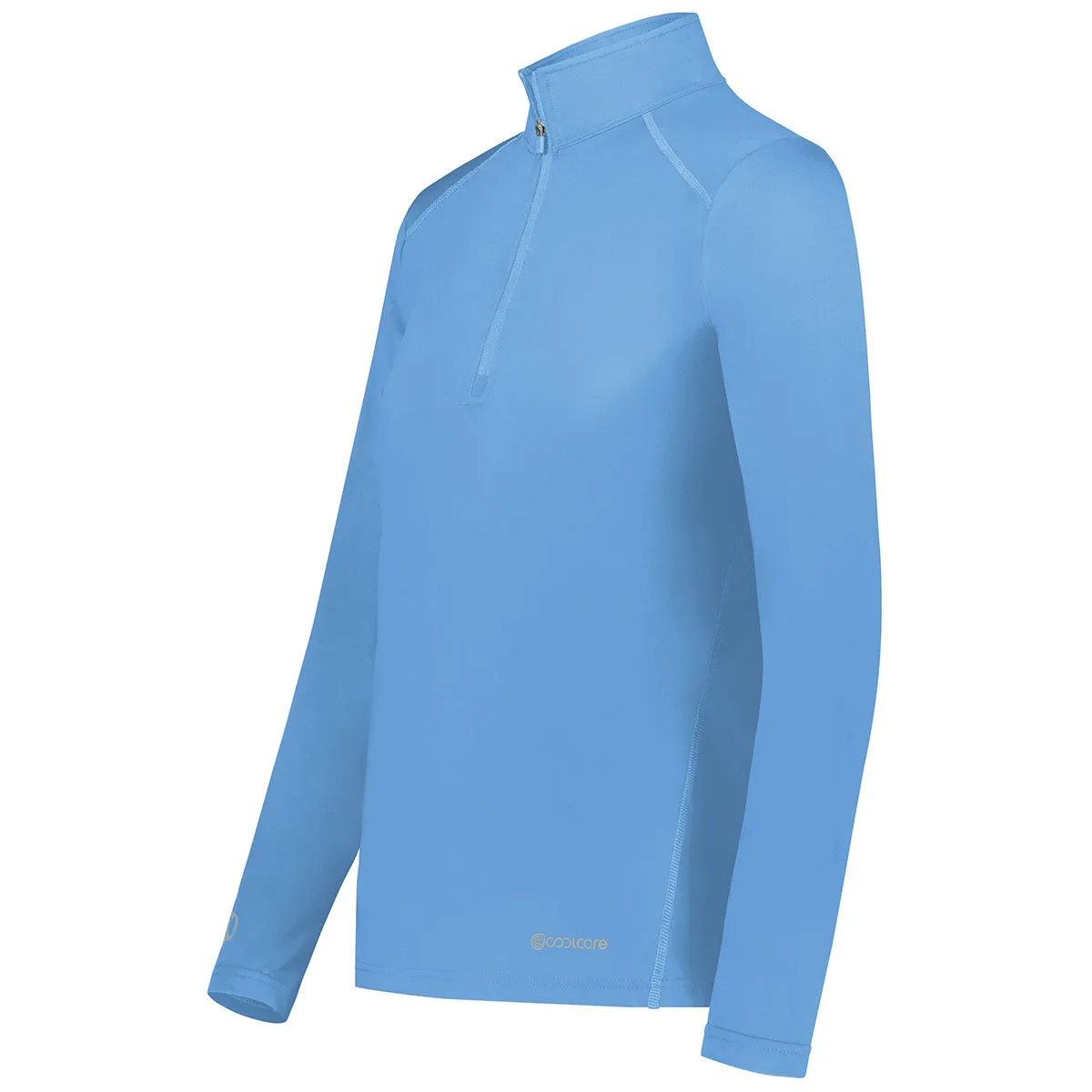 Holloway Women's Columbia Blue Coolcore 1/4 Zip Pullover