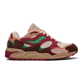 Jae tips x saucony grid shadow 2 (what's the occasion? wear to the party/ brown) men us 8-13 s70826-