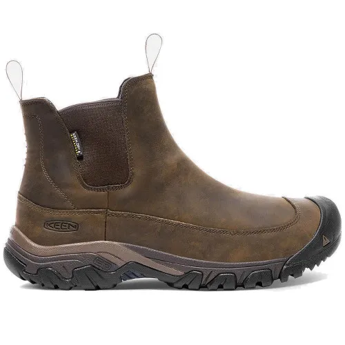 KEEN Men's Anchorage III Waterproof Boot - Dark Earth / Mulch