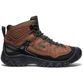 KEEN Men's Targhee IV Waterproof Boot - Bison / Black