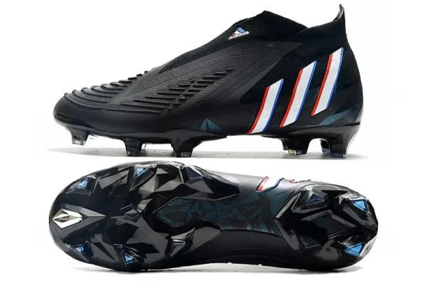 Kids adidas Predator Edge + FG Edge of Darkness - Core Black_Footwear White_Vivid Red