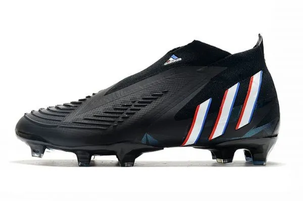 Kids adidas Predator Edge + FG Edge of Darkness - Core Black_Footwear White_Vivid Red