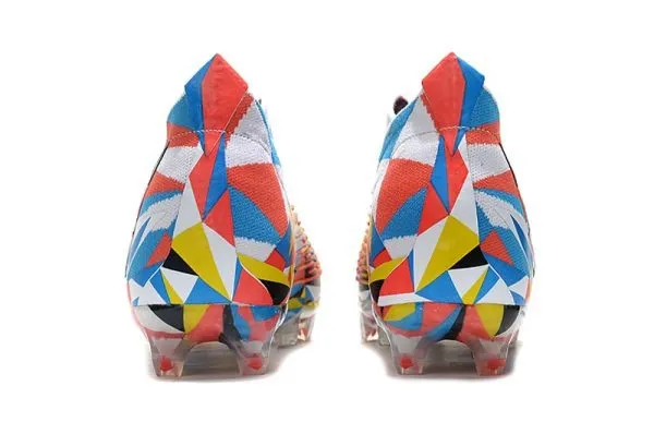 Kids adidas Predator Edge + FG Geometric - Bright Blue_Team Yellow_Solar Red LIMITED EDITION