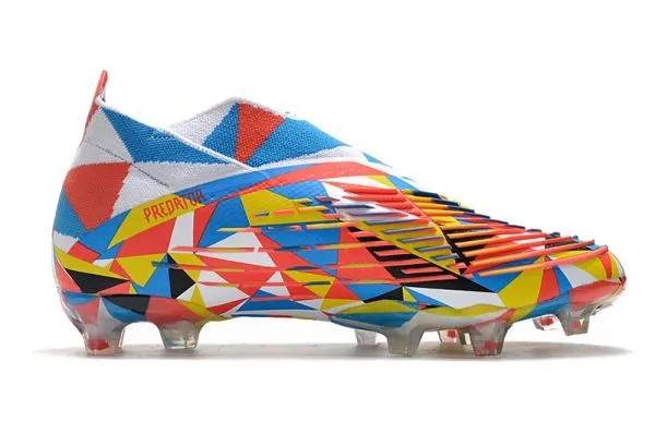 Kids adidas Predator Edge + FG Geometric - Bright Blue_Team Yellow_Solar Red LIMITED EDITION