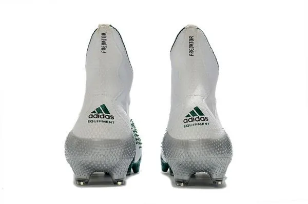 Kids Adidas Predator Freak + FG (Crystal White Core Black Sub Green)