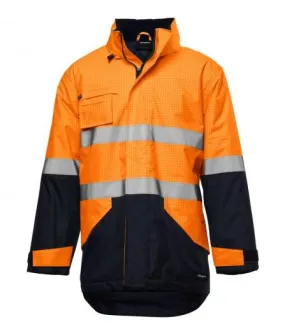 King Gee Hi-Vis Anti Static Waterproof Reflective Work Jacket (K55035)-