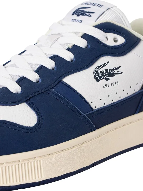 Lacoste T-Clip Set 224 6 SMA Trainers - White/Navy