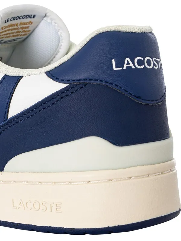 Lacoste T-Clip Set 224 6 SMA Trainers - White/Navy