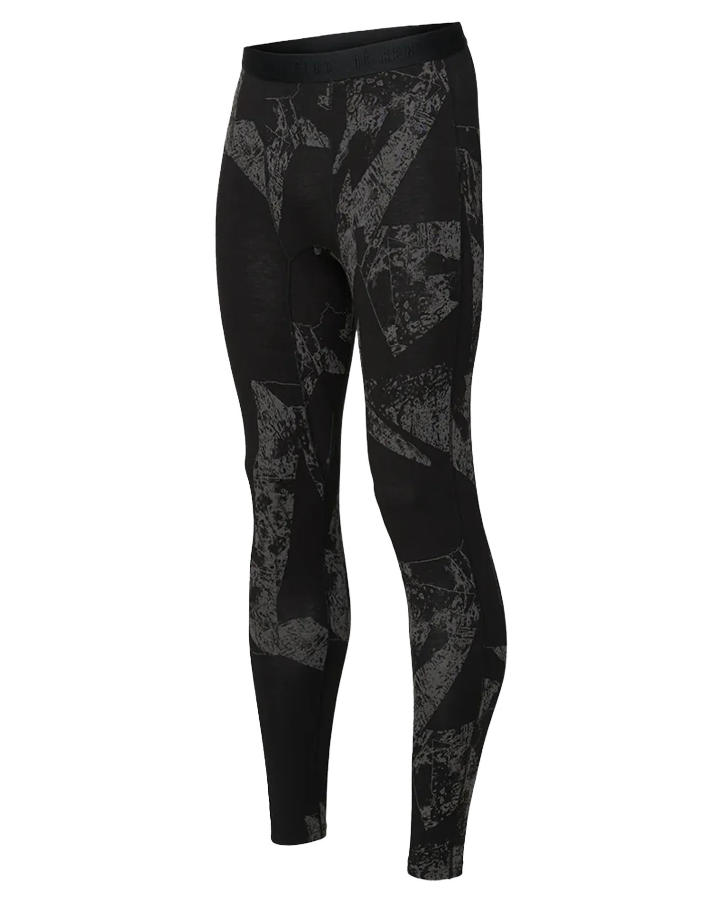 Le Bent Men's Fractal Lightweight Bottom - Black | Shop Long Johns at Trojan Wake Ski Snow & Snow Skiers Warehouse