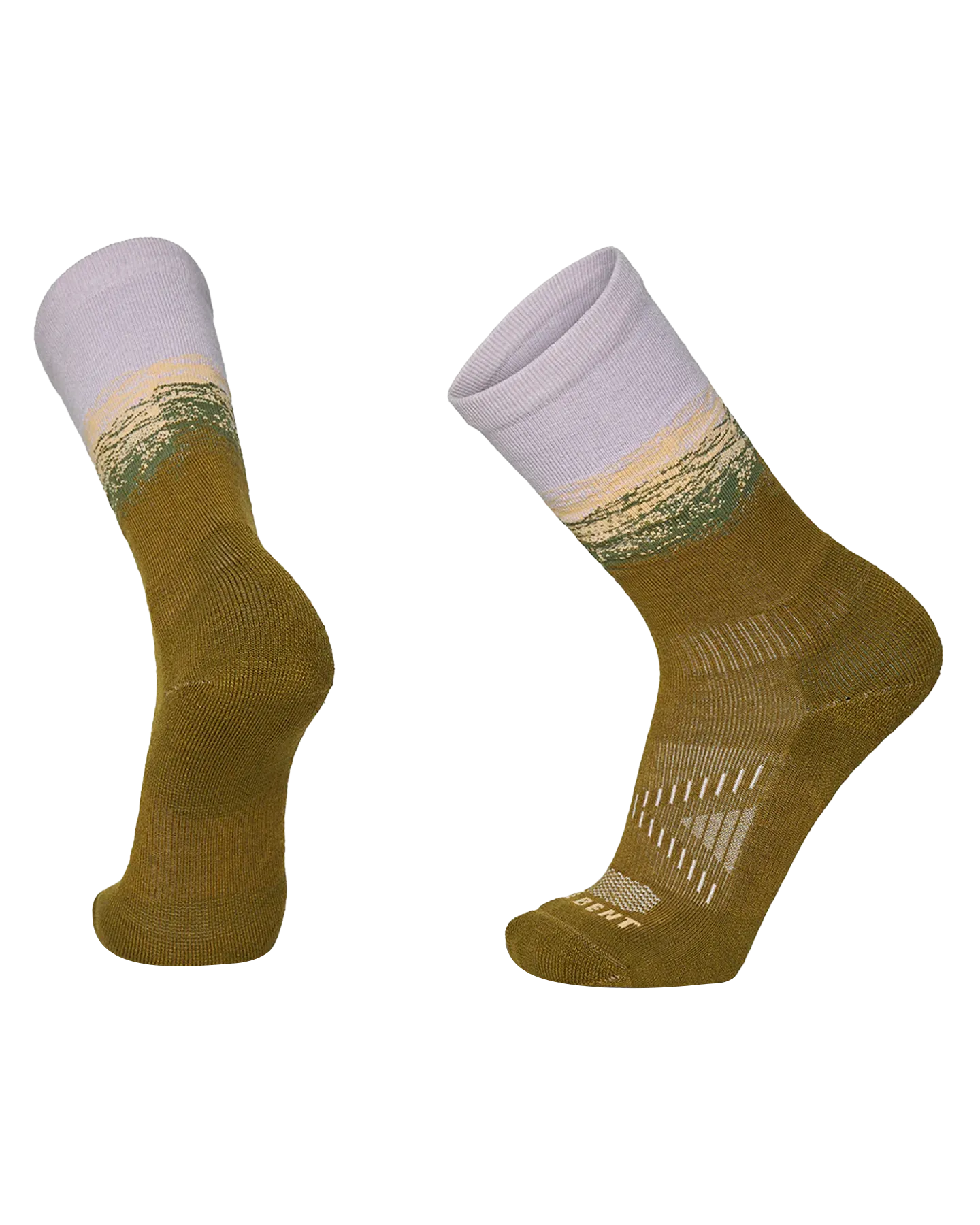 Le Bent The Range Light Cushion Crew Hike Sock - Woodland Moss | Shop Socks at Trojan Wake Ski Snow & Snow Skiers Warehouse