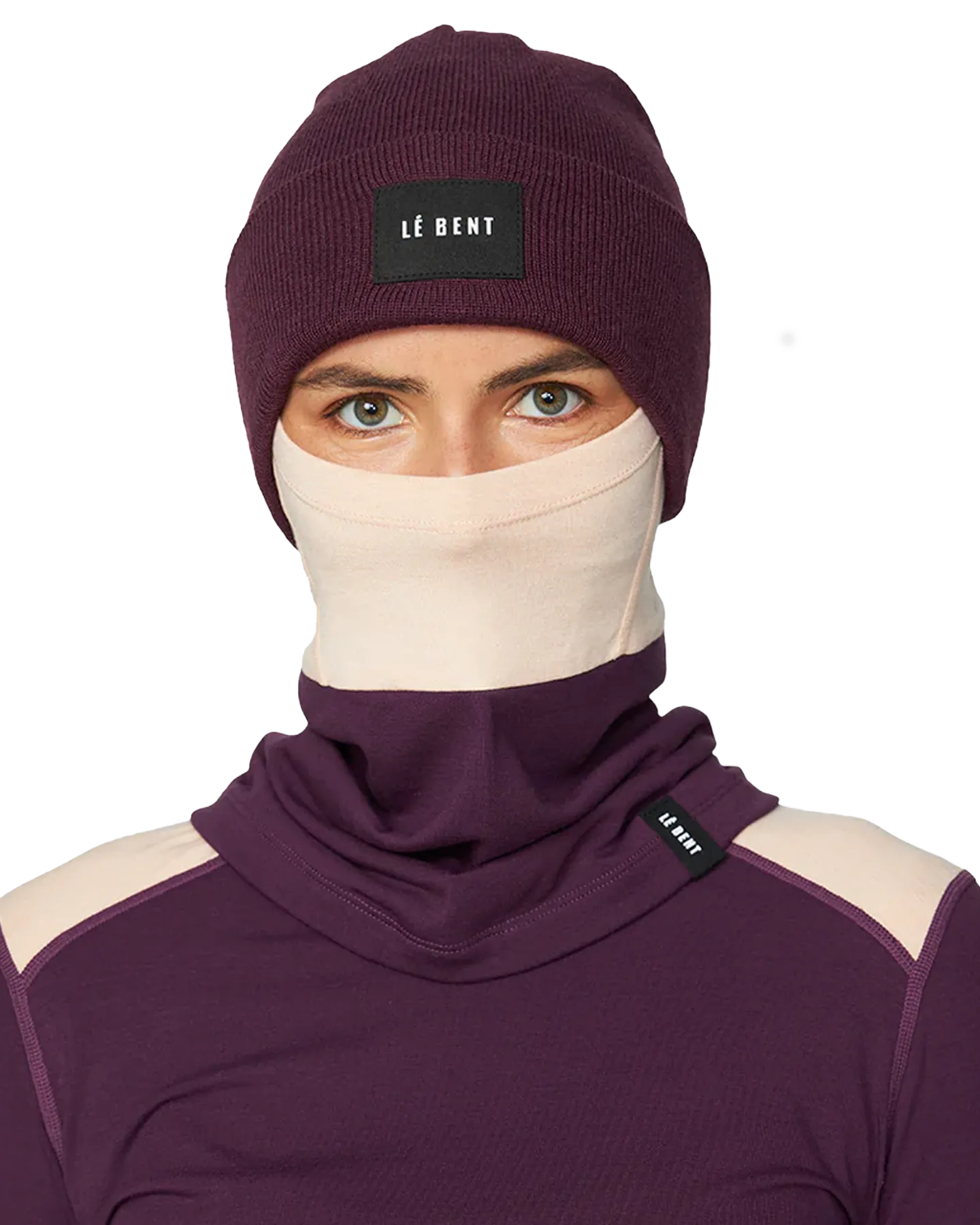 Le Bent The Staple Mid Profile Beanie - Aubergine | Shop Headwear at Trojan Wake Ski Snow & Snow Skiers Warehouse