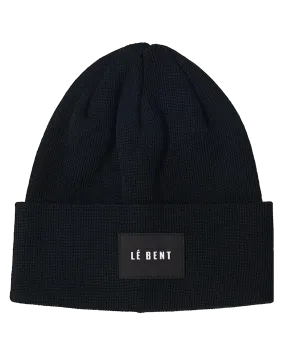 Le Bent The Staple Mid Profile Beanie - Black | Shop Headwear at Trojan Wake Ski Snow & Snow Skiers Warehouse