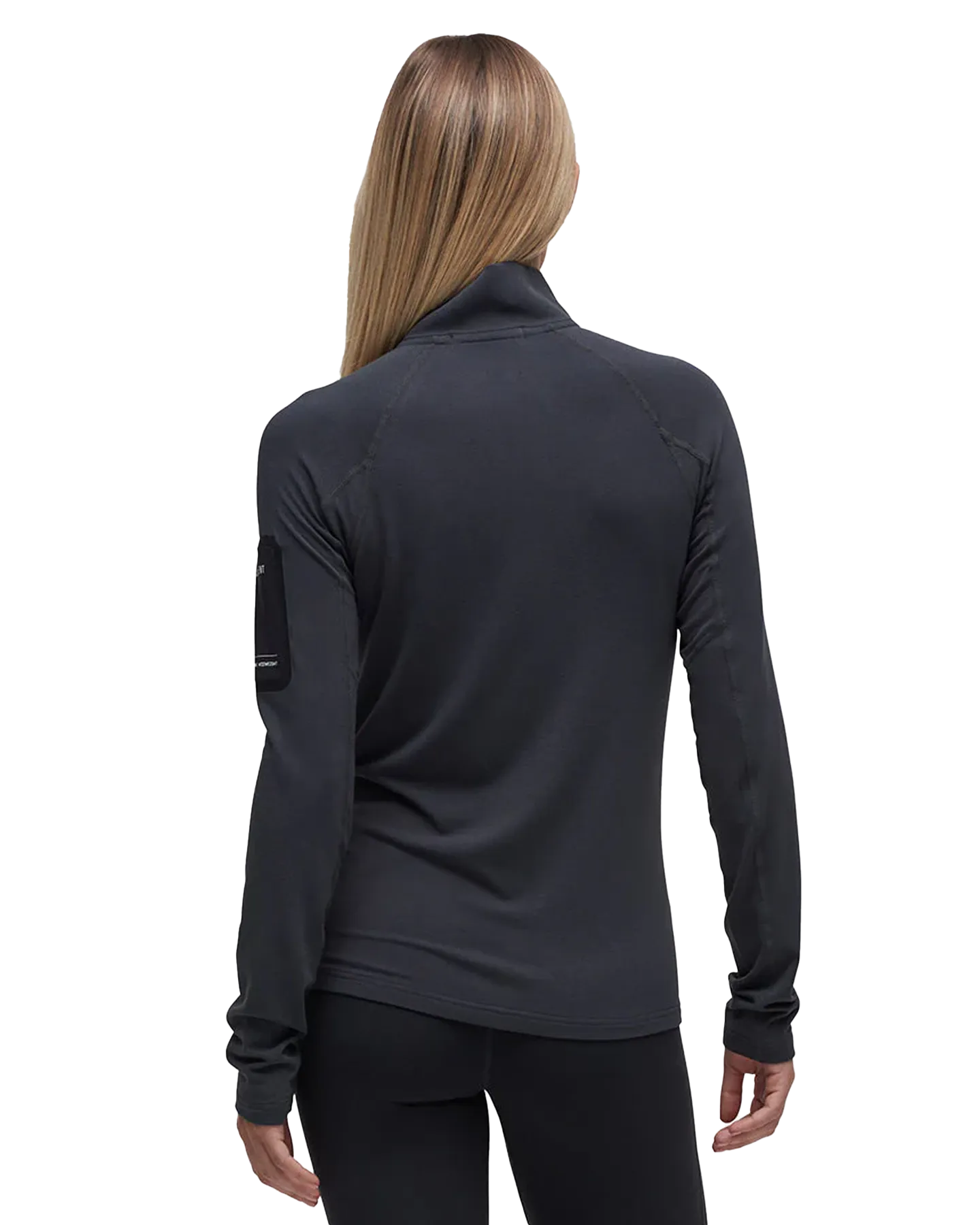 Le Bent Women's Core Midweight 1/4 Zip - Dark Cloud | Shop Long Johns at Trojan Wake Ski Snow & Snow Skiers Warehouse