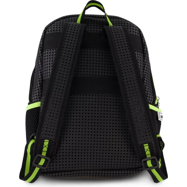 Light + Nine Starter Backpack, Neon Lime