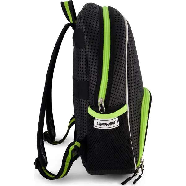 Light + Nine Starter Backpack, Neon Lime