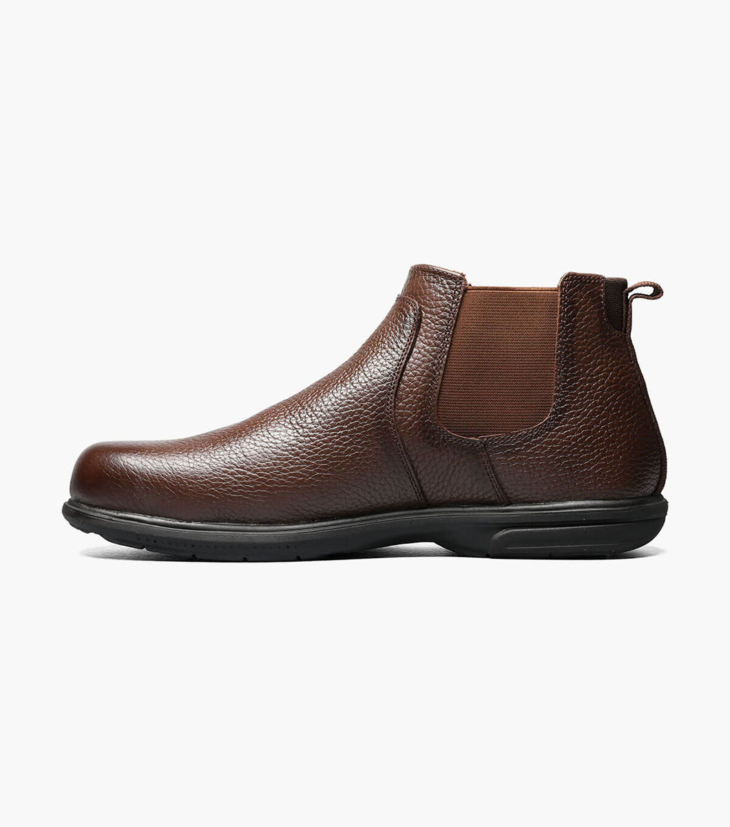 Loedin Work Steel Toe Brown Plain Toe Gore Boot