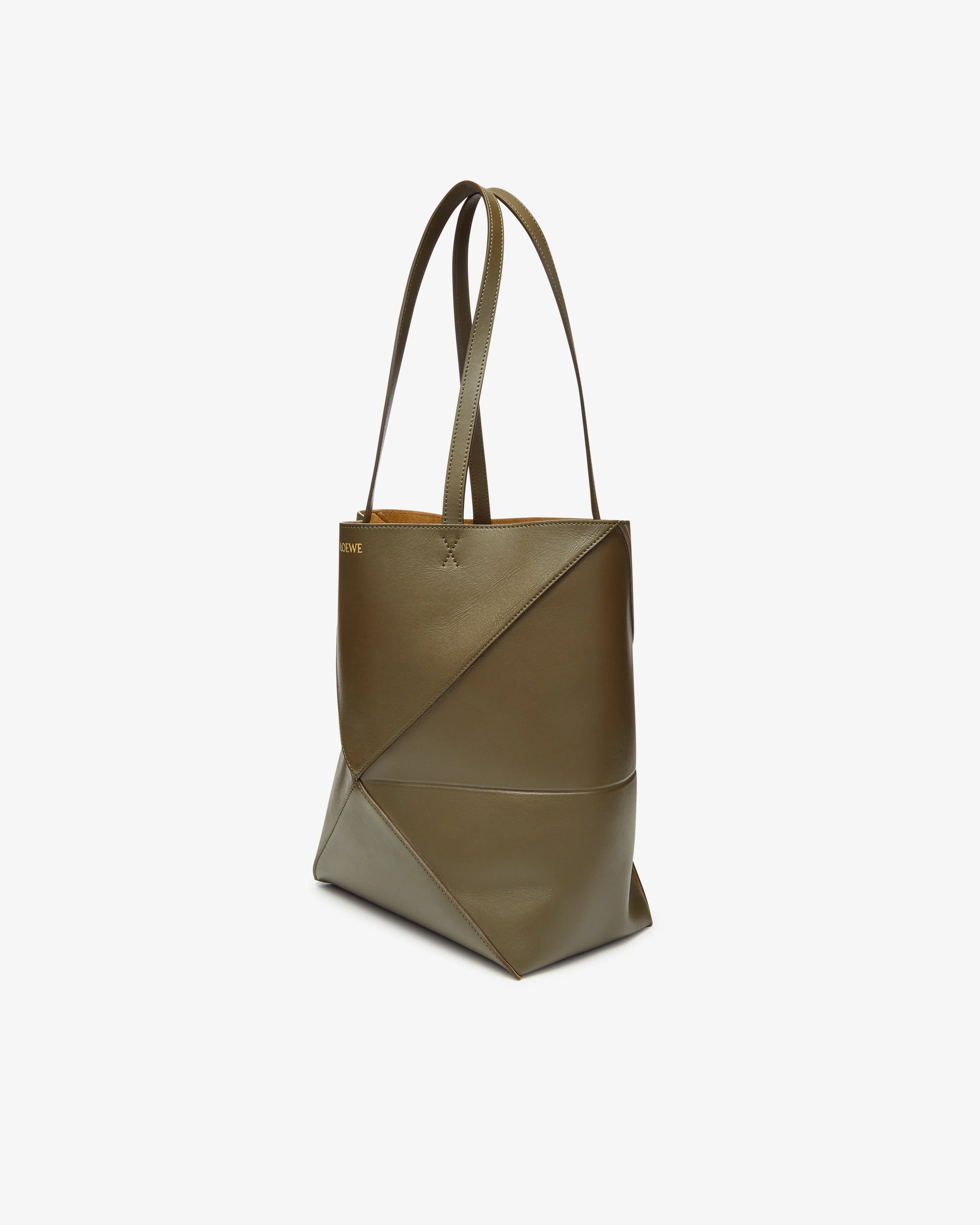 Loewe - Women's Medium Puzzle Fold Tote - (Dark Khaki)