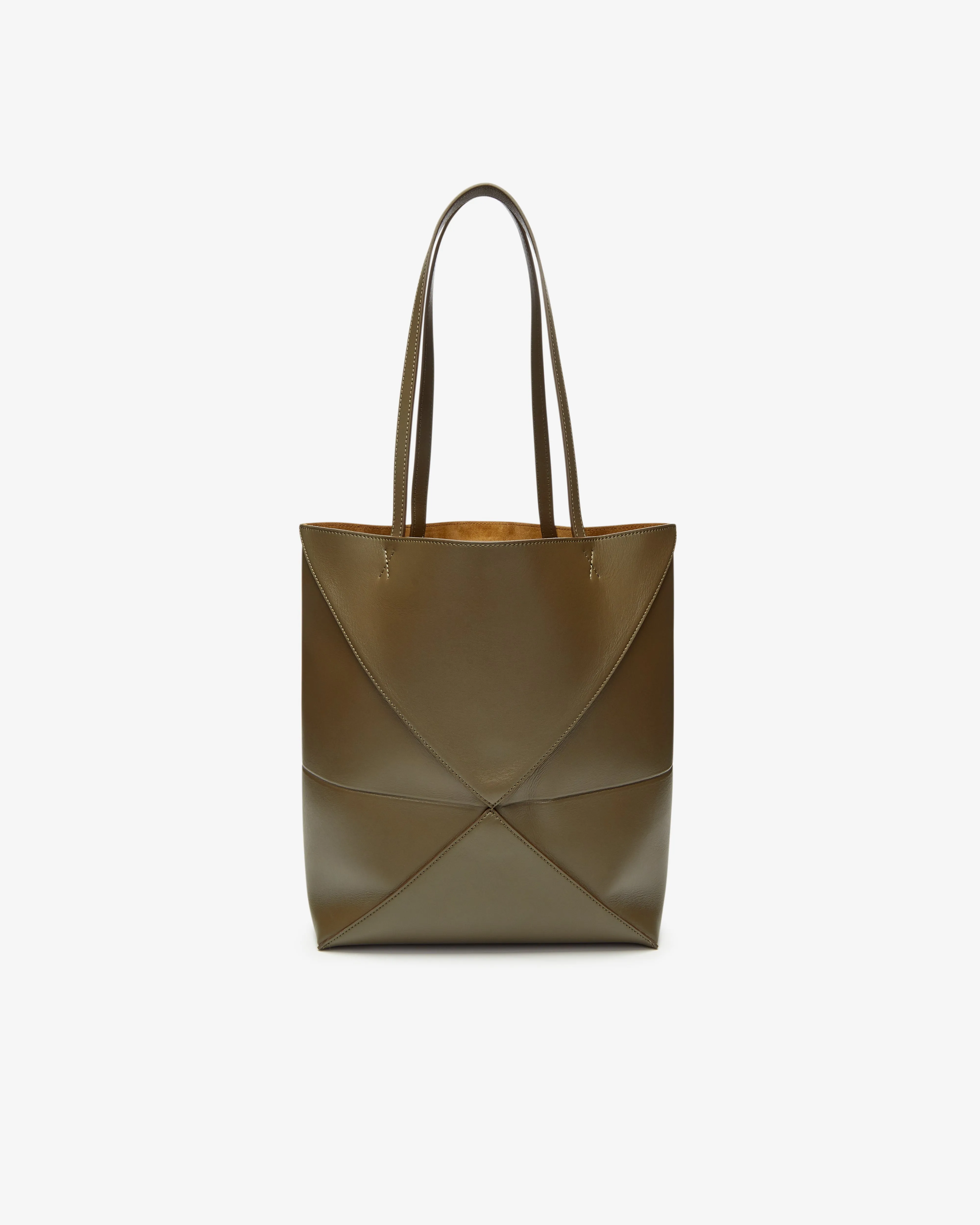 Loewe - Women's Medium Puzzle Fold Tote - (Dark Khaki)