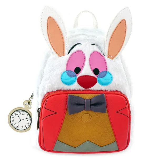 Loungefly X Disney Alice in Wonderland White Rabbit Cosplay Mini Backpack