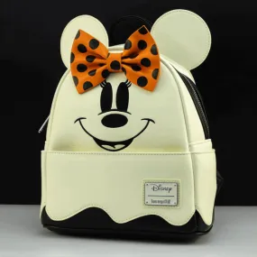 Loungefly x Disney Ghost Minnie Glow in the Dark Mini Backpack