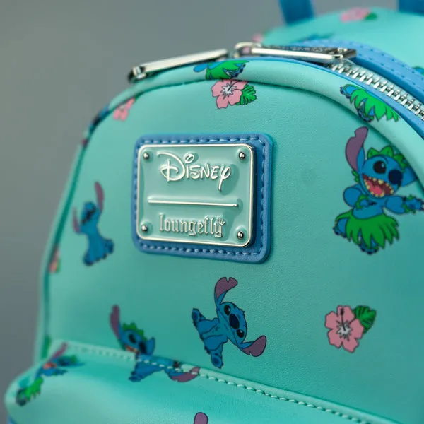 Loungefly x Disney Lilo and Stitch - Stitch Hula Print Mini Backpack