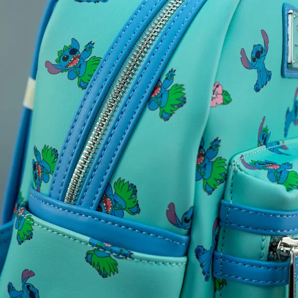 Loungefly x Disney Lilo and Stitch - Stitch Hula Print Mini Backpack