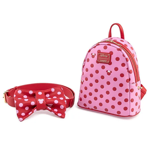 Loungefly x Disney Minnie Mouse 2 in 1 Mini Backpack/Waist Pack