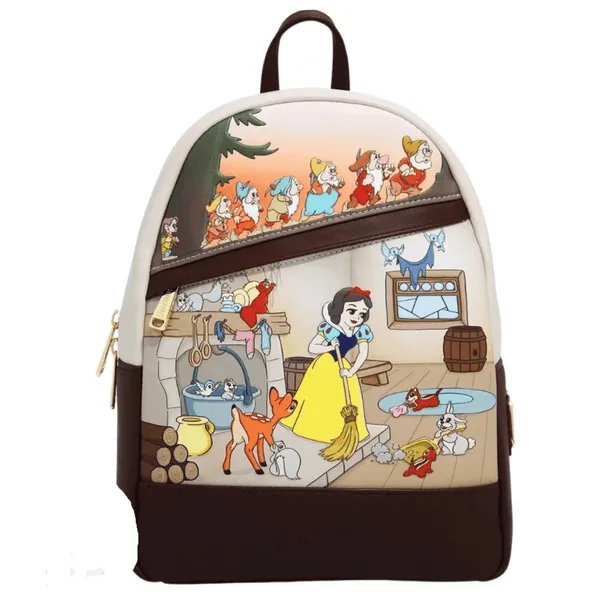 Loungefly x Disney Snow White and the Seven Dwarfs Multi Scene Mini Backpack